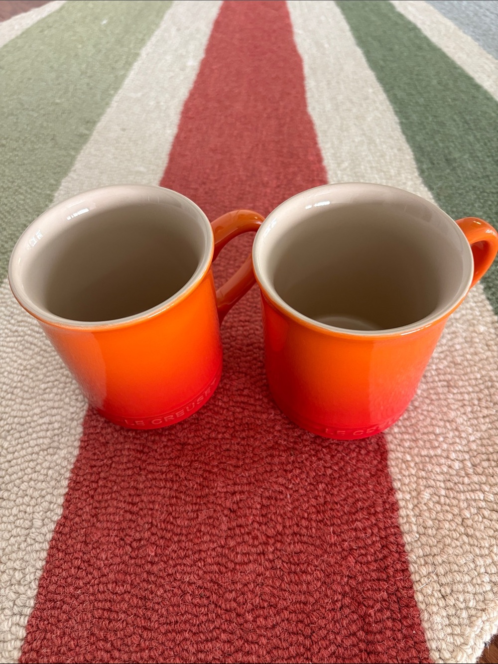 Le Creuset 400 ml Flame Coffee Mugs - Set of 2